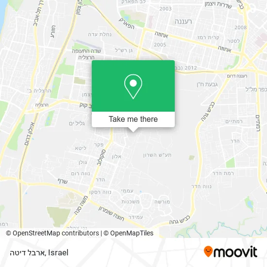 Карта ארבל דיטה
