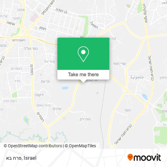 פרח בא map