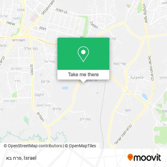 Карта פרח בא