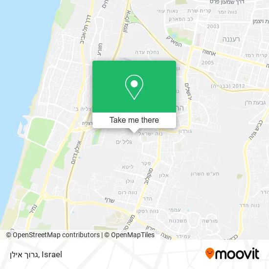 Карта גרוך אילן