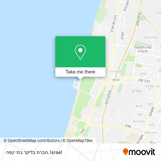חברת בליקר בתי קפה map