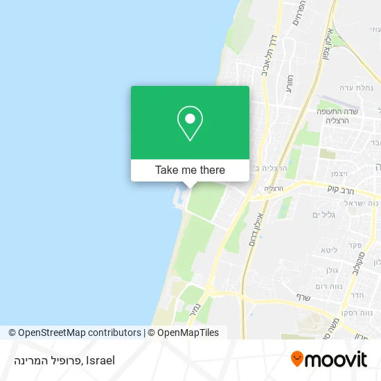 Карта פרופיל המרינה