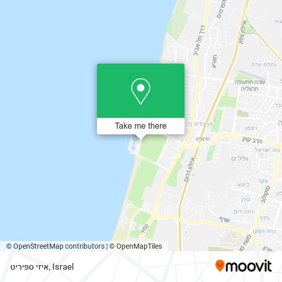 איזי ספיריט map