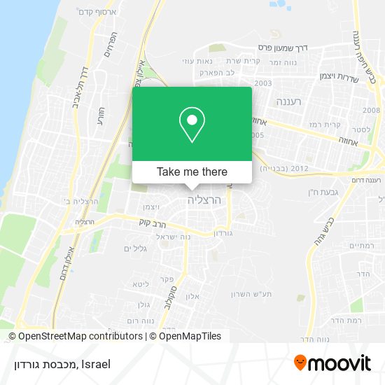 מכבסת גורדון map