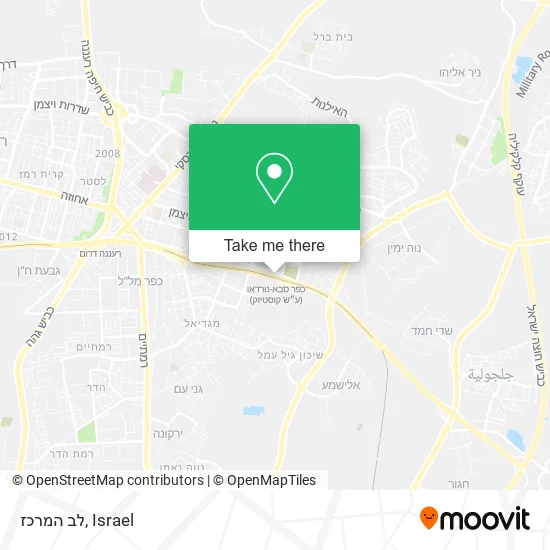 Карта לב המרכז