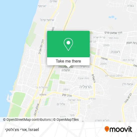 Карта אורי מצ'ולסקי