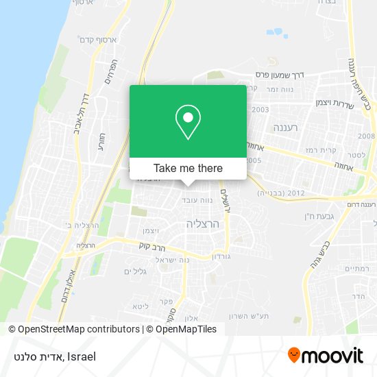 אדית סלנט map