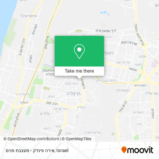 אירה פינדק - מעצבת פנים map