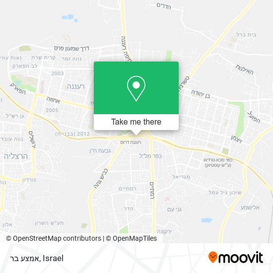 Карта אמצע בר