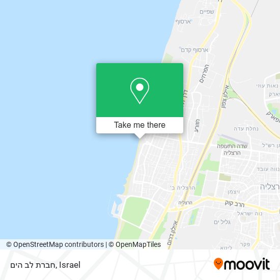 חברת לב הים map