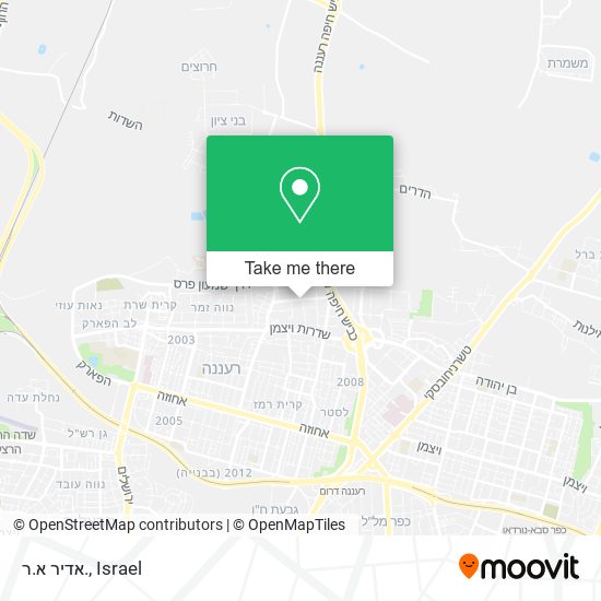 אדיר א.ר. map