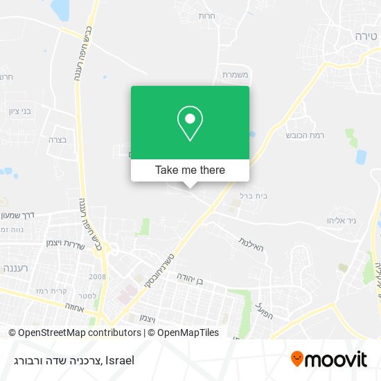 צרכניה שדה ורבורג map