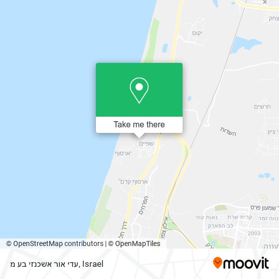 עדי אור אשכנזי בע מ map