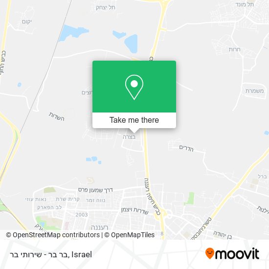 בר בר - שירותי בר map