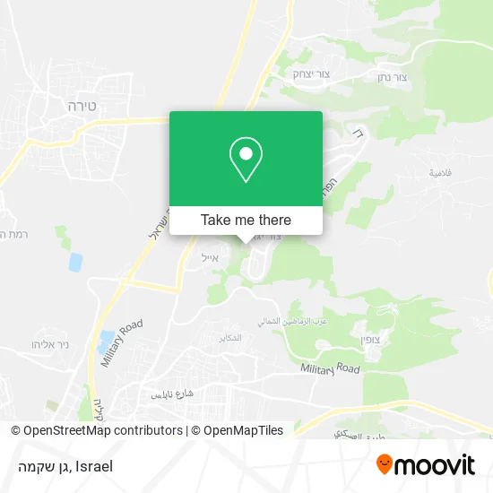 Карта גן שקמה