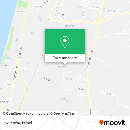 אלום אשר map