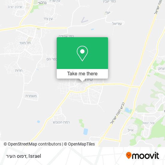 Карта דפוס העיר
