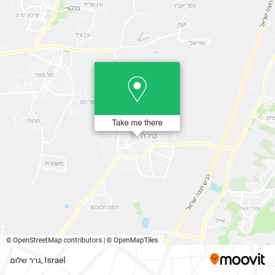 גרר שלום map