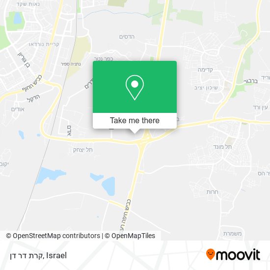 קרת דר דן map