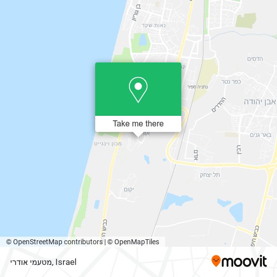 מטעמי אודרי map