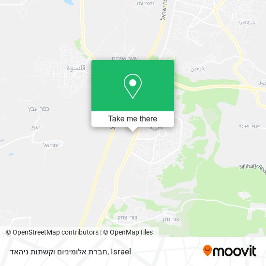 חברת אלומיניום וקשתות ניהאד map