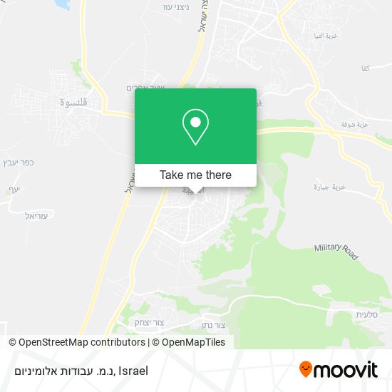נ.מ. עבודות אלומיניום map