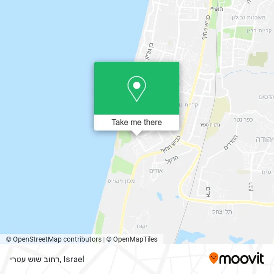 Карта רחוב שוש עטרי