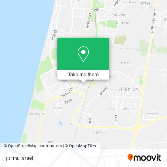 ורדינון map