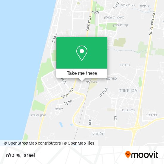 שייטלה map