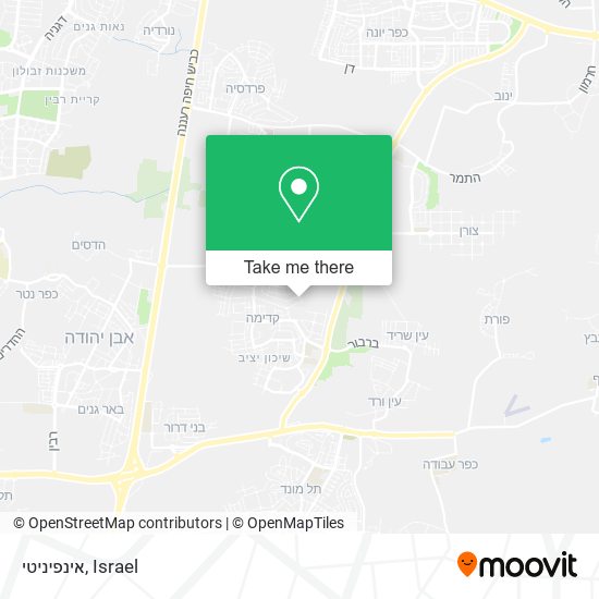 אינפיניטי map