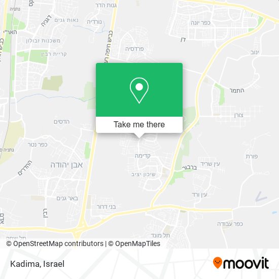 Kadima map