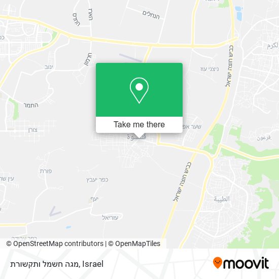 מגה חשמל ותקשורת map