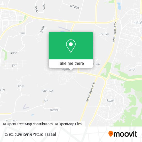 מובילי אחים שטל בע מ map