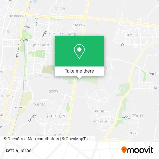 אינדיגו map