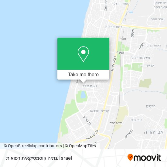 נתיה קוסמטיקאית רפואית map