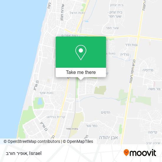 אופיר חורב map