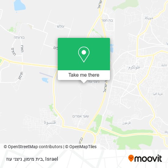בית מימון, ניצני עוז map