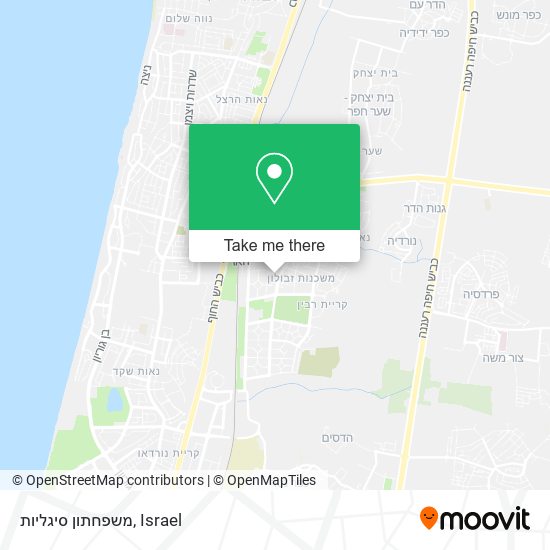 משפחתון סיגליות map