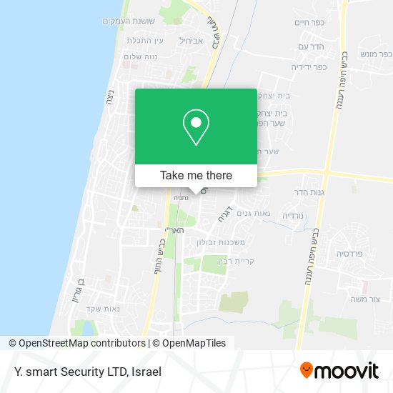 Карта Y. smart Security LTD