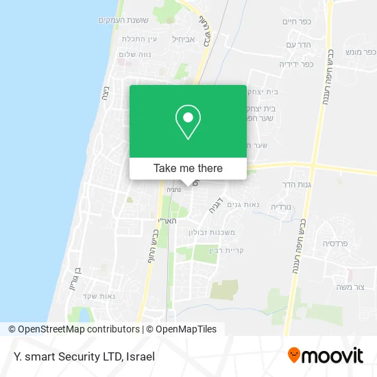 Карта Y. smart Security LTD