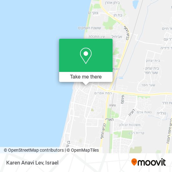 Karen Anavi Lev map