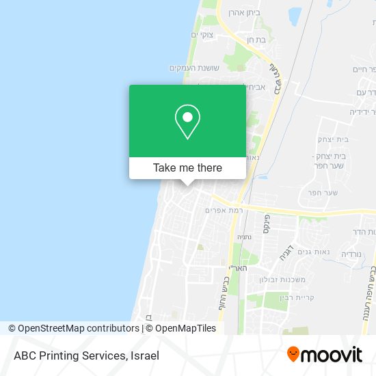 ABC Printing Services map