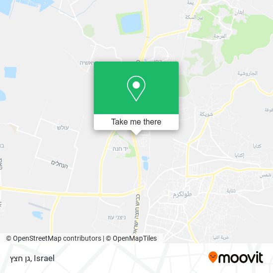 Карта גן חצץ