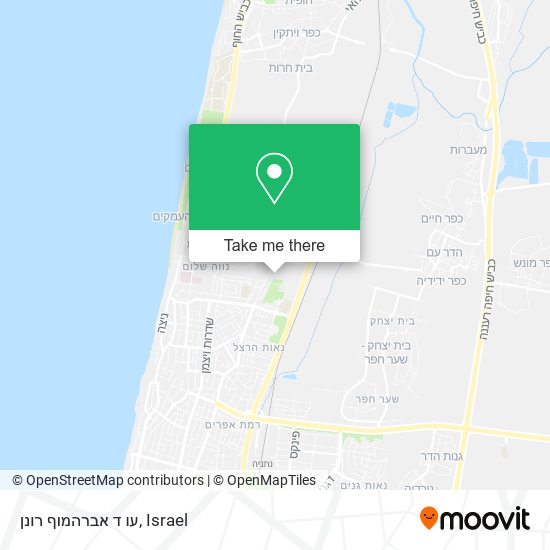 עו ד אברהמוף רונן map