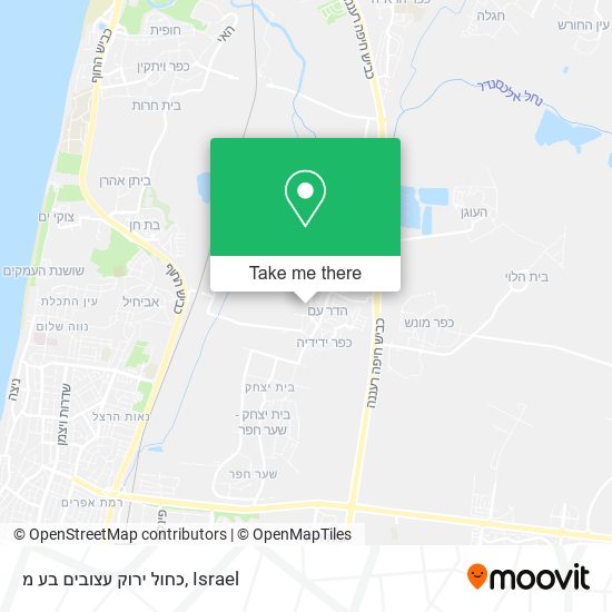 כחול ירוק עצובים בע מ map