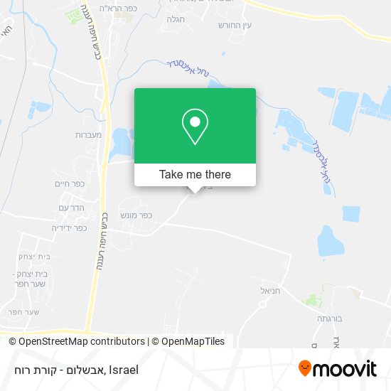 אבשלום - קורת רוח map