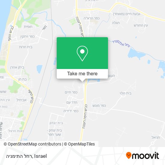 רחל התימניה map