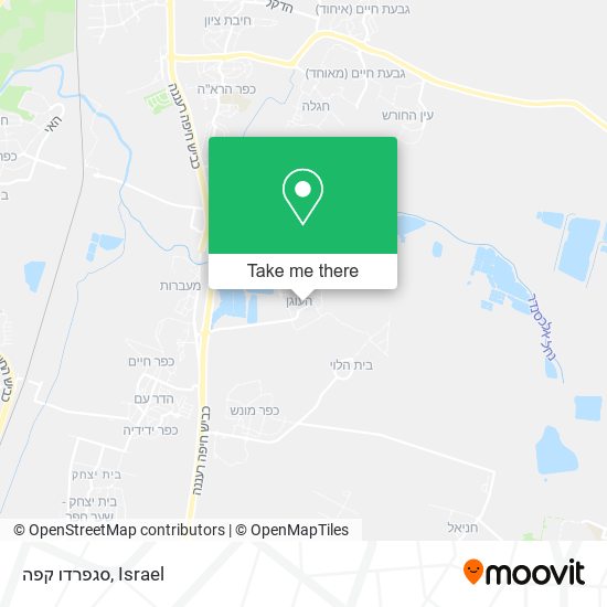 סגפרדו קפה map