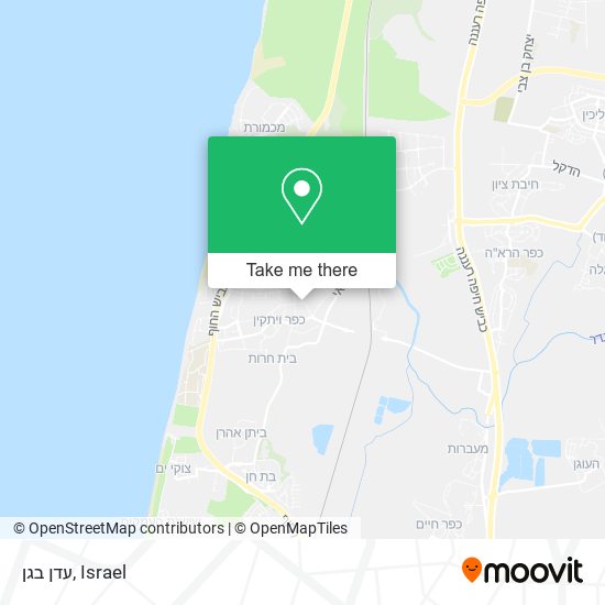 עדן בגן map