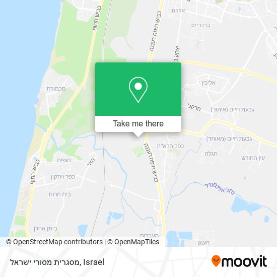 מסגרית מסורי ישראל map